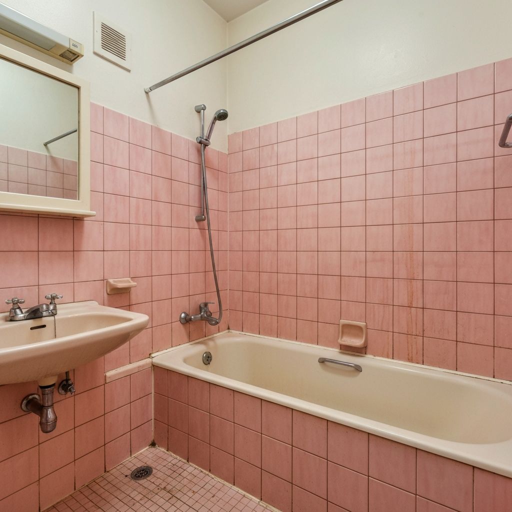 Badsanierung in Hamburg City Nord — Vorher